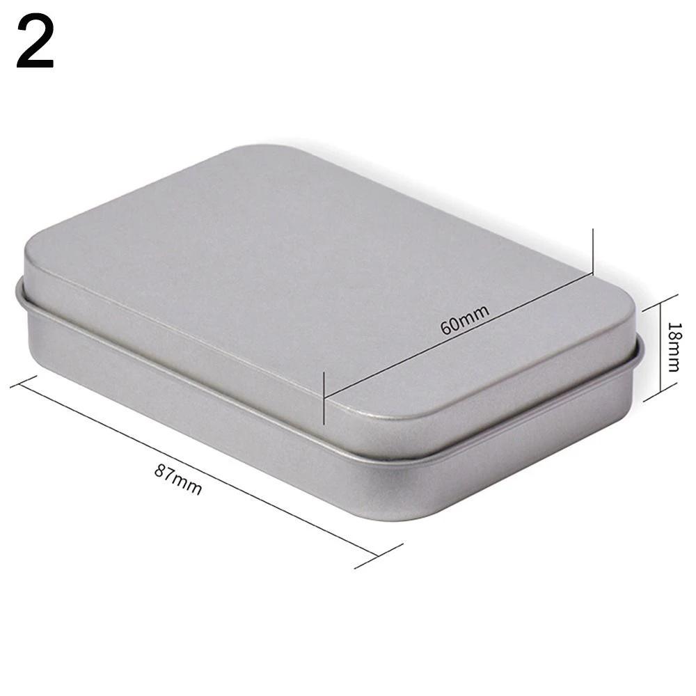 1Pc Refillable Tea Cans Metal Box Aluminum Tin Jar Nail Candle Cosmetic Container Candy Packaging Lid Storage Box for Cream Balm