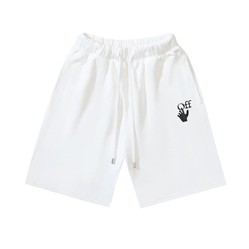 1213 Off-White 2025 Spring/Summer New OW Dissolved Arrow Printed Men's and Women's Casual Loose Shorts