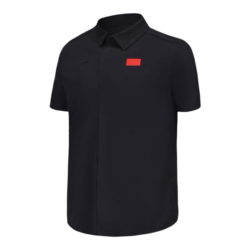 

Li-Ning Soft Breathable Versatile Casual Button Short Sleeve Shirt Men shirts ASHV029-1