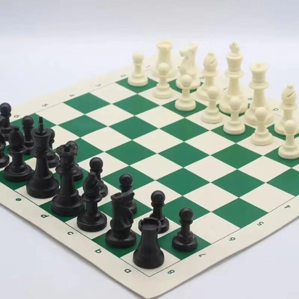 Board Games Folding Chessboard 34cm/50cm Kids Chess Set Outdoor Travel Chess Set  Family Gathering