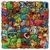 10/30/52pcs Neon Italian Brainrot Animals Stickers Tung Tung Sahur Cartoon Decals DIY Journal Notebook Abstract Graffiti Sticker