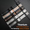 Titanium Band for Samsung Galaxy Watch 8 Classic 46mm 44mm 40mm Correa Bracelet Accessories for Samsung Watch7 47mm Ultra Loop Wristband