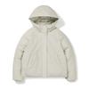 [Snowpeak] Premium Women's Hooded Heavy Goose Down Jacket Light Beige (S24WWTDJ33)