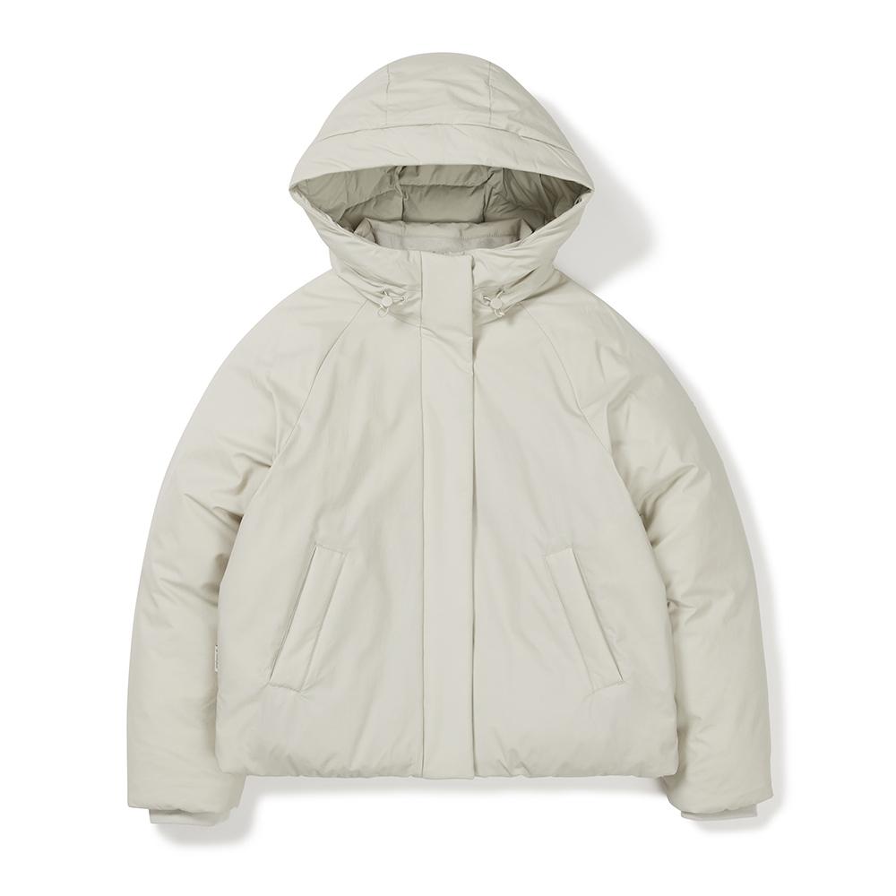 [Snowpeak] Premium Women's Hooded Heavy Goose Down Jacket Light Beige (S24WWTDJ33)