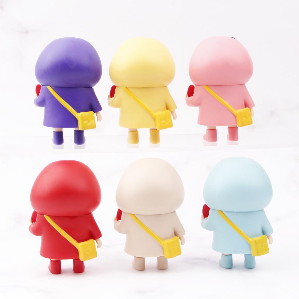 Adorable Pvc Crayon Shin-chan Spring Defense Team Figurine Collectible Blind Box