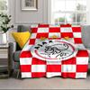 Design Emblema AFC Ajax Coperta Portatile/Coperta Morbida Coperta per Letto Adatta per Viaggi Campeggio Soggiorni Uffici Divani Regali per Fan