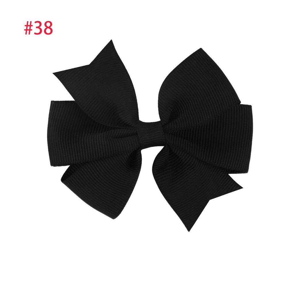 2 szt. 3-calowych kokardek do włosów dla dziewczynek z rypsowej wstążki, akcesoria do włosów dla małych dzieci ze spinką krokodylkową, kokarda dla małych dziewczynek, niemowląt