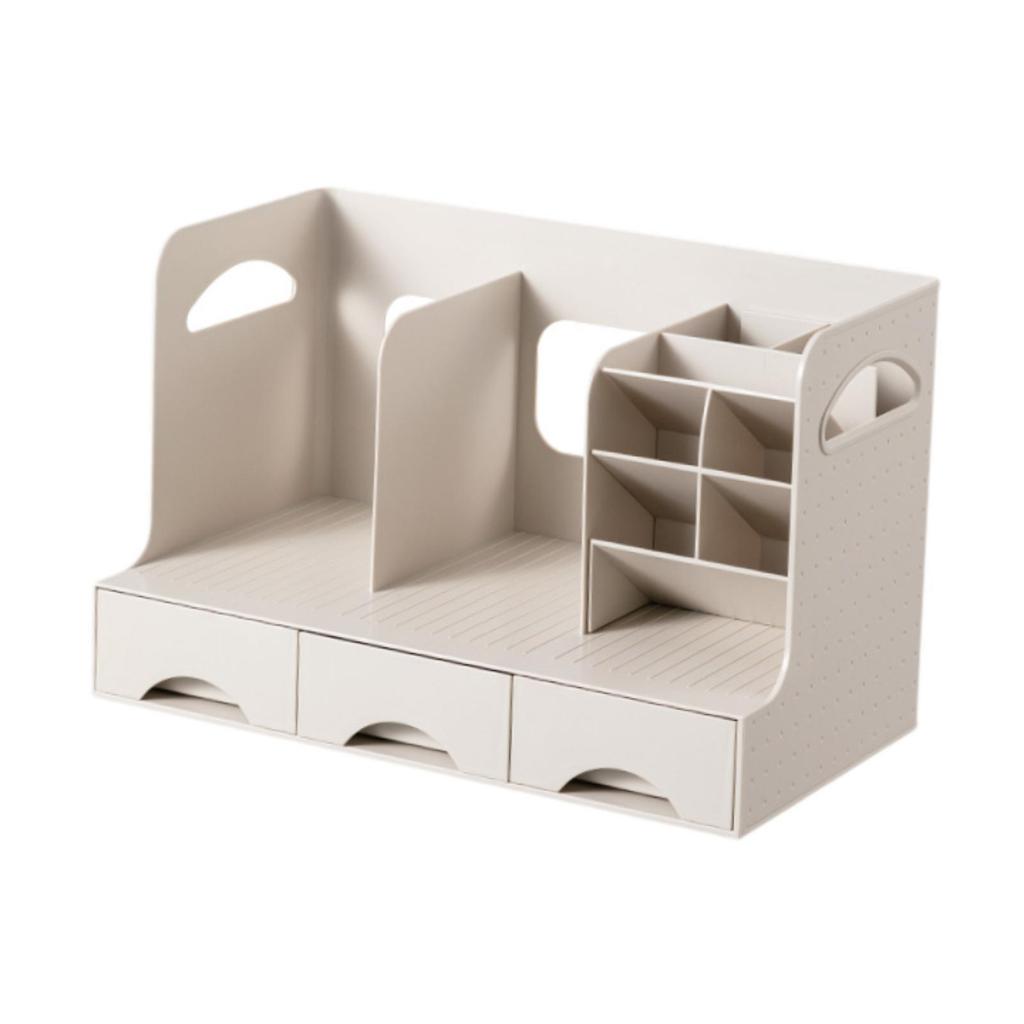 Desktop Bookshelf Office Storage Rack Book Stand for Centerpiece Home Office