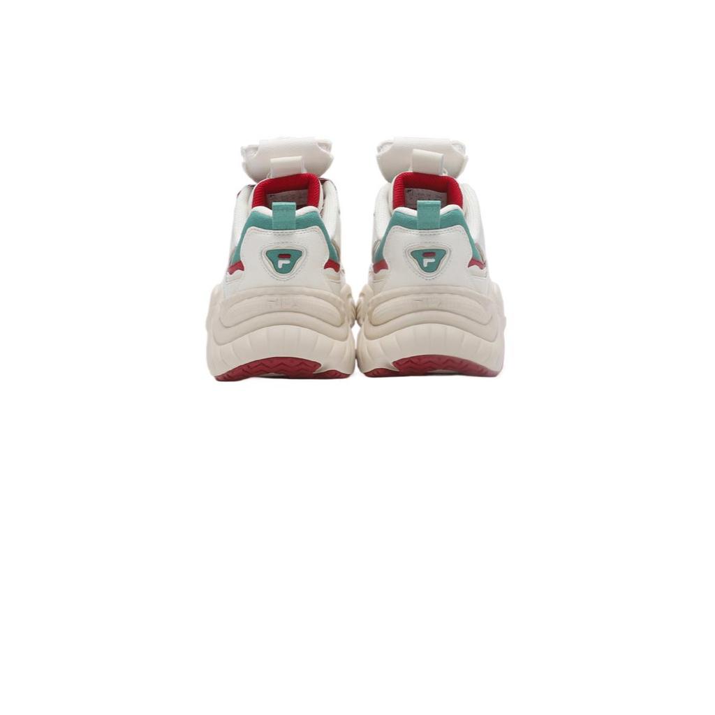 FILA Conch Coin Comfortable Versatile Breathable Mid-Top Dad Shoes Women sneaker White T12W311113FWB