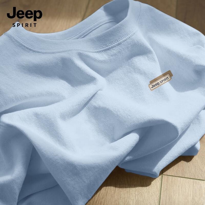 JEEP SPIRIT Men's Pure Cotton Long Sleeve T-Shirt