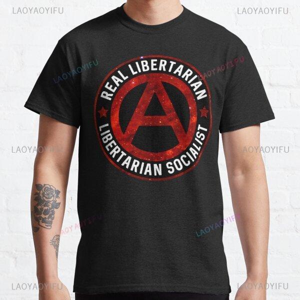 Vintage Anarchy Anarchist Printed Loose TShirts Unique Men Crew Neck T Shirt Short Sleeve Anarchy Symbol Personalized Clothing