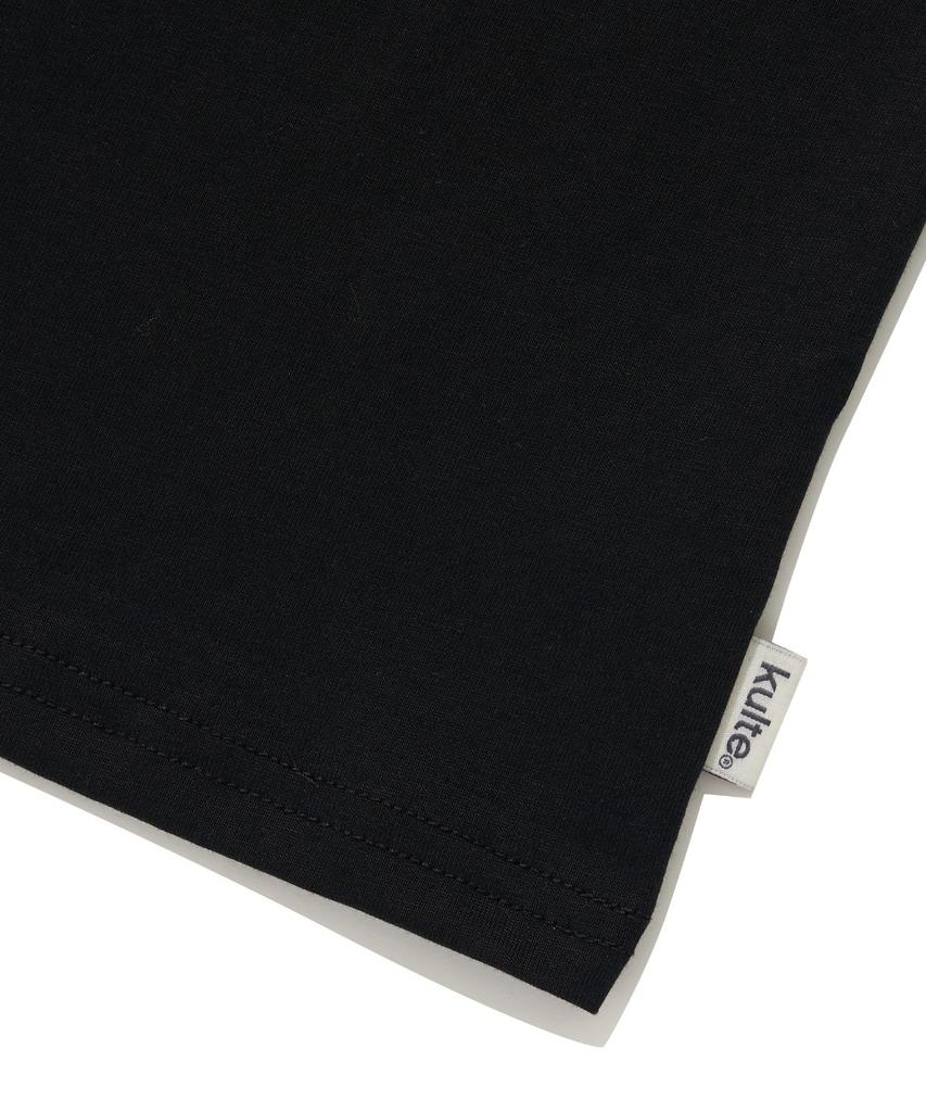 KULTE Rope Logo Print T-Shirt_Black