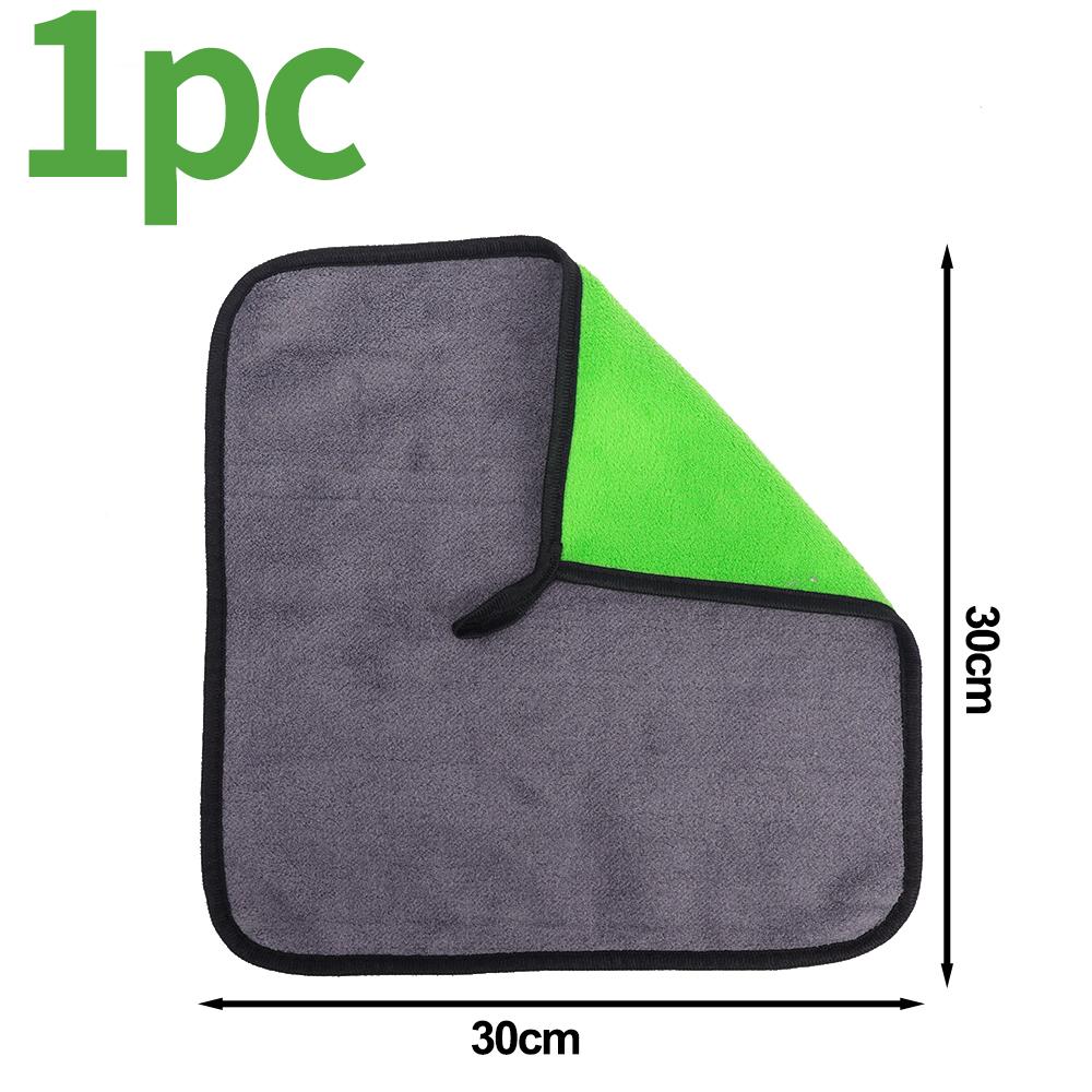 Microfiber Car Cleaning Towels Super Absorbent Thicken Soft Drying Cloth Household Auto Body Washing Towels Double Drying Cloth