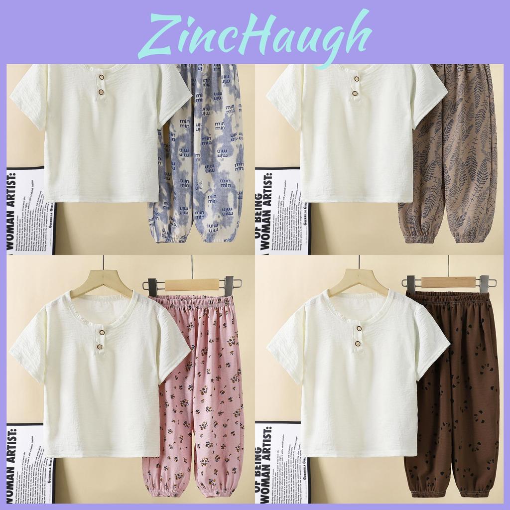 Baby Boy Summer Outfit Set With Ice Silk Fabric For Toddler Kids Casual Wear
