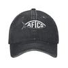 Aftco, Fishing Denim Hat Breathable Design Hats Woman Men's Baseball Cap