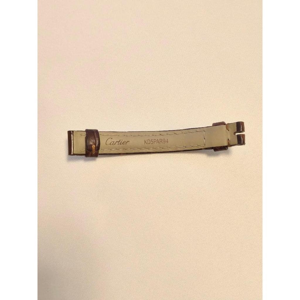 Used Cartier Tank American Mini Brown Belt Strap