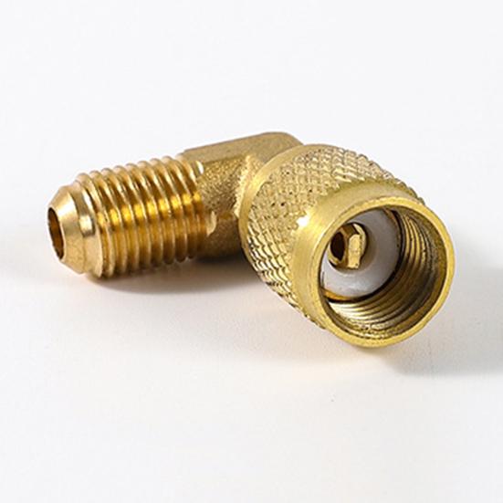 Refrigerant Brass Adapter Rustproof Corrosion Resistant R32/R454B Air Conditioner Reverse