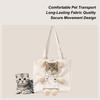 Cat Carrier Bag Bear-Shaped Puppy Carrying Handbag Puppy Tote Bag For Outdoor Shopping Camping Daily Walks Short Trips
