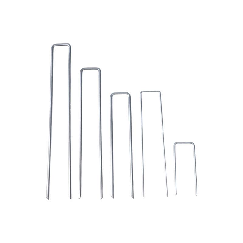 Verdickte U-förmige Erdnägel zur Unkrautbekämpfung und zum Schutz von Rasensämlingen