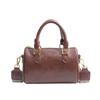 Niche Wide Shoulder Strap Cylinder Messenger Bag Women's 2025 New Retro Boston Bag Casual Versatile Portable Shoulder Bag