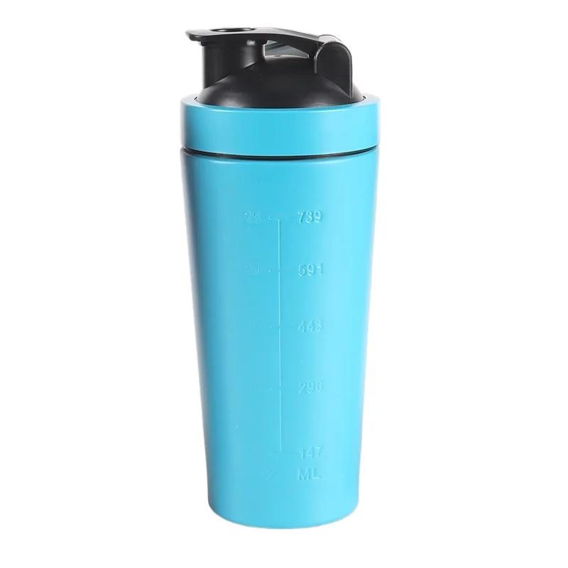 Multi-Color Stainless Steel Single-Ayer Sports Shaking Cup Simple Leakproof Design Suitable For Fitness And Sports Cups