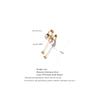 Yhpup Korean Imitation Pearls Chain Long Drop Stainless Steel Earrings Temperament Geometric Fashion Chic Party Jewelry Women