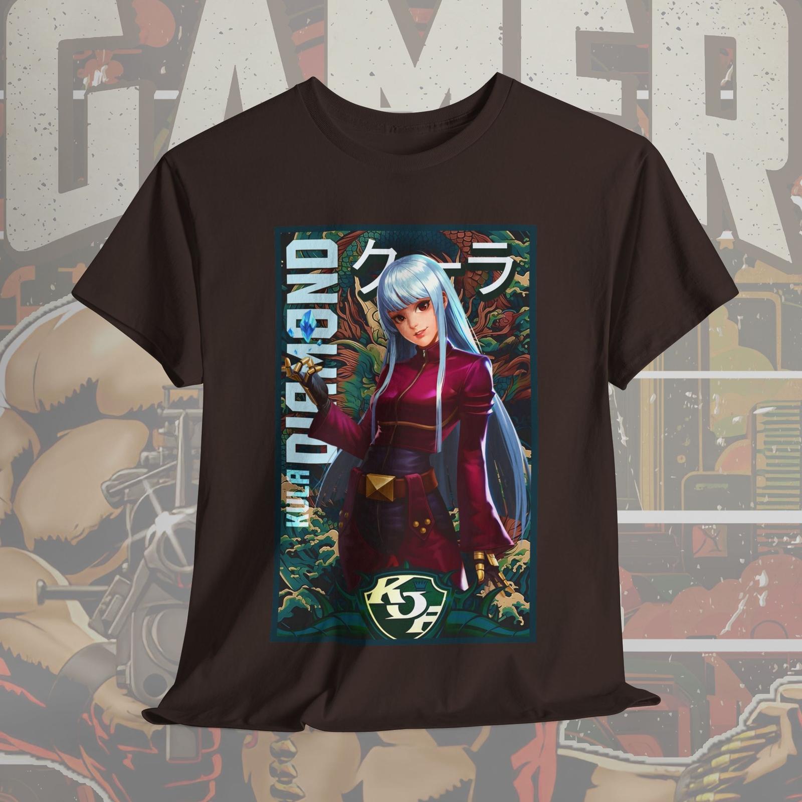 King of Fighters Kula Diamond Gaming Shirt, KOF Tee, Gamer Unisex T-Shirt Mens Womens Tees Top S