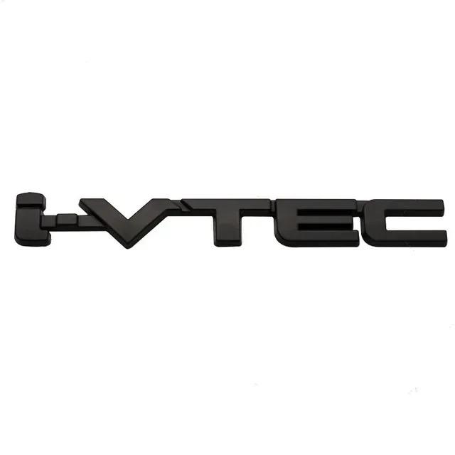 

3D Metal Car Letters Trunk Emblem Badge Decal I VTEC Sticker For Honda City Civic Accord Jazz CRV IVTEC I-VTEC Logo Accessories чёрный