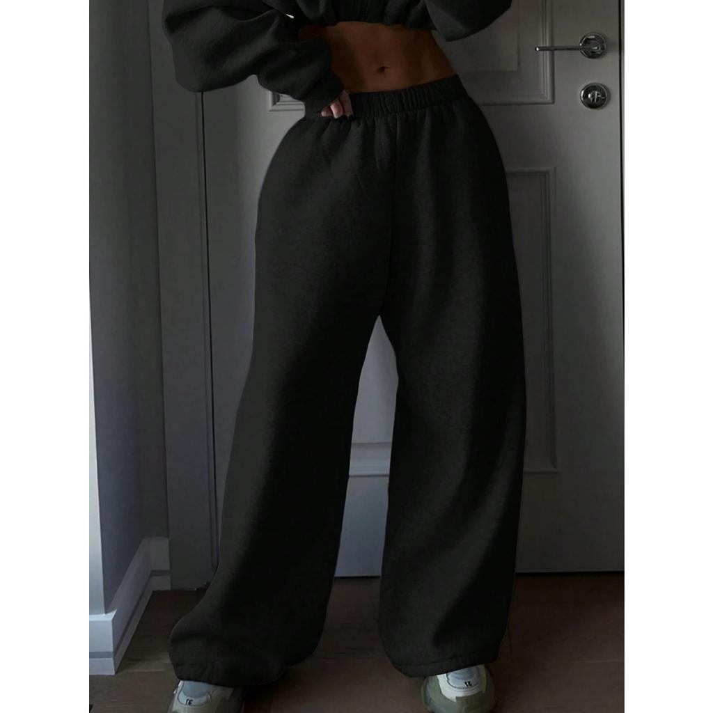 Høst- og vinterdameklær Mote Langermet Sport og Fritid Hettegenser Sett Todelt Sett