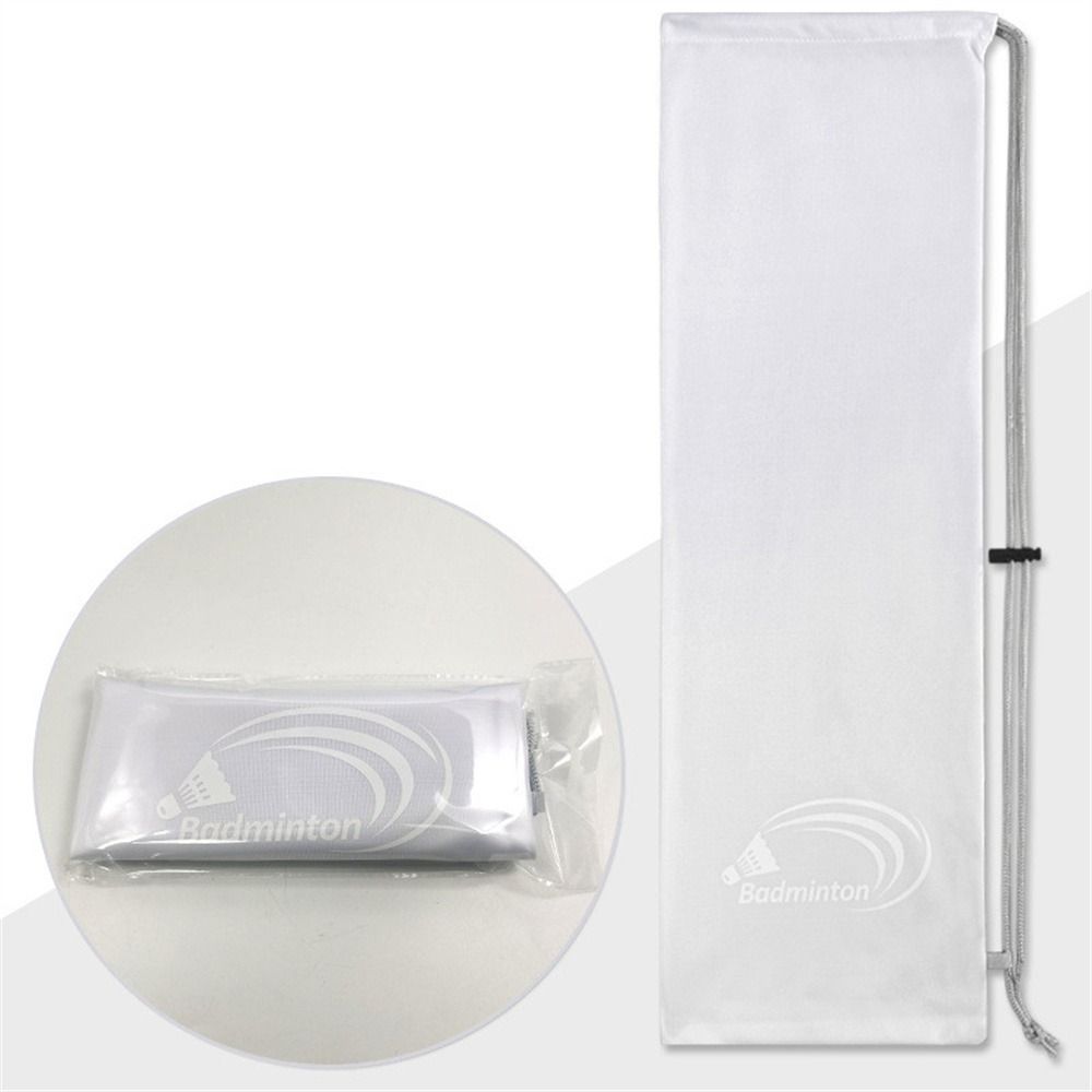 Flannel Cover Badminton Storage Bag Large Capacity Tennis Racket Bag  Protective Sleeve