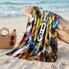 Asciugamano da Spiaggia in Microfibra con Stampa Juventus FC Asciugatura Rapida Assorbente Grande Asciugamano per Spiaggia Nuoto Viaggio