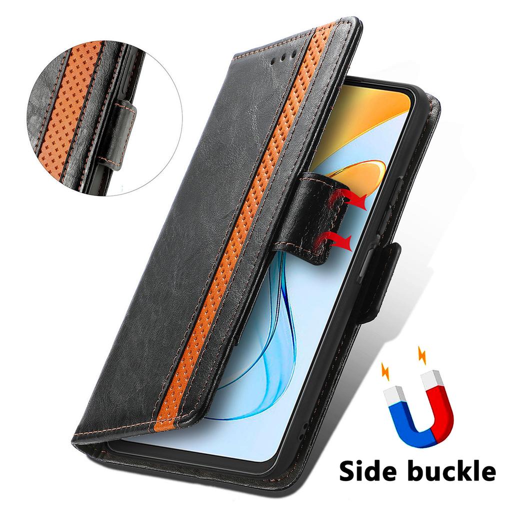For ZTE Blade V50 Vita Phone Cases CASENEO PU Leather Cover Stand with RFID Blocking Wallet