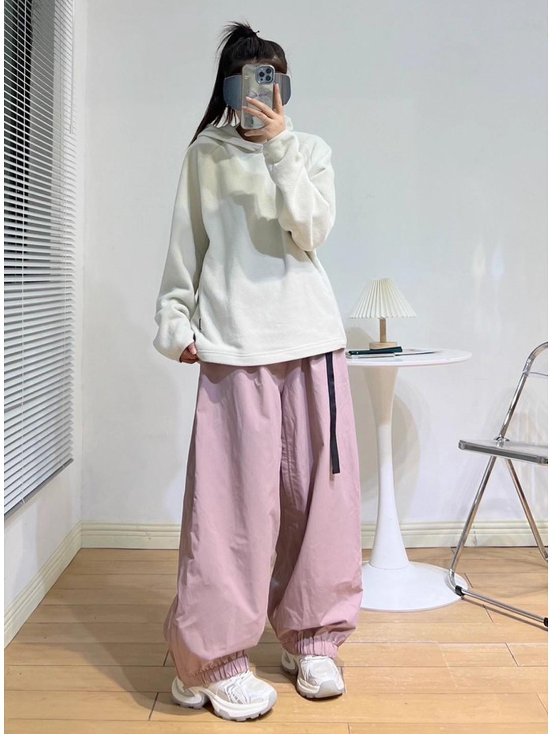 

Unisex Fleece-Lined Waterproof Ski and Climbing Pants - Warm, Windproof, Wear-Resistant, Versatile M