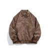 American Men's Cleanfit Retro Solid Lapel Jacket – Trendy High-End Motorcycle Cool Look