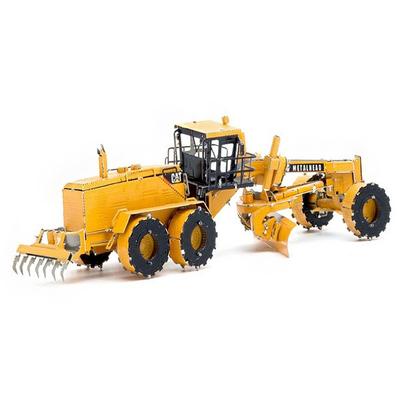 [Alkkulbam-Metal Puzzle-Construction] Forklift Motor Grader Bulldozer Series, Motor Grader-Color, 1pc