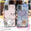 Durable Back Cover Phone Case For Nokia C32 Full wrap Anti-knock Fashion Design Soft case Graffiti Silicone TPU Cute