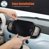 ABS Nero Per Abarth 595 695 Fiat 500 2016-2025 Cornice Copri Trim Bocchetta Aria Centrale Auto Accessori Interni