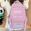 Schoolbag Mori Black and White Versatile Solid Color Backpack Women's Japan and Korea Fashion Schoolbag Men's High School Backpack Women's Backpack 