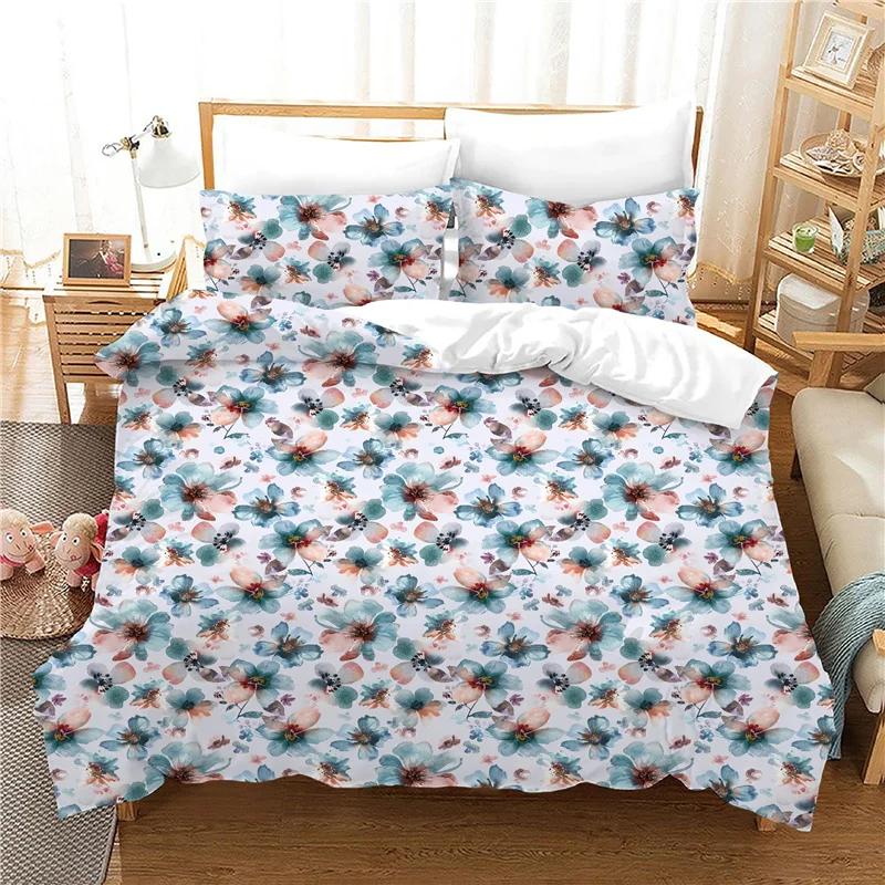 Comforter Love Bedding Set Leopard Rose Valentine'S Gift Soft Comfortable 100% Bedclothes Luxury New