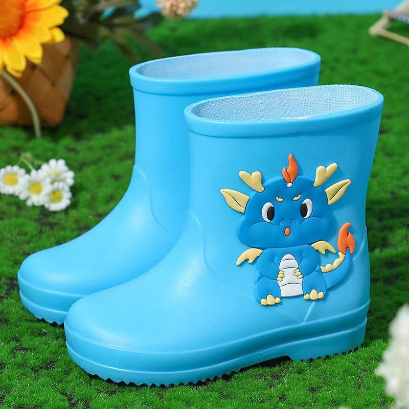 Children's Cartoon Rain Boots - Cute & Waterproof for Boys, Girls, Toddlers, and Infants