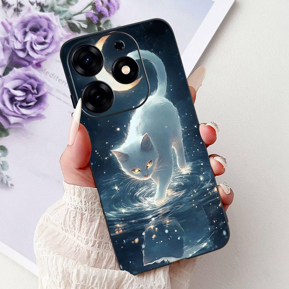 For Tecno Spark 10 Pro Case KI7 Silicone Cute Fashion Flower Cool Painted Soft Back Cover For Techno Spark 10 Pro Phone Case K17