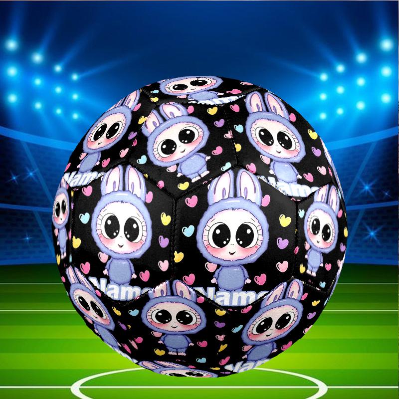 Custom Name Personalized Labubu Print Size 5 Soccer Ball Training & Match Football, for Team, Kicking, Gift for Football