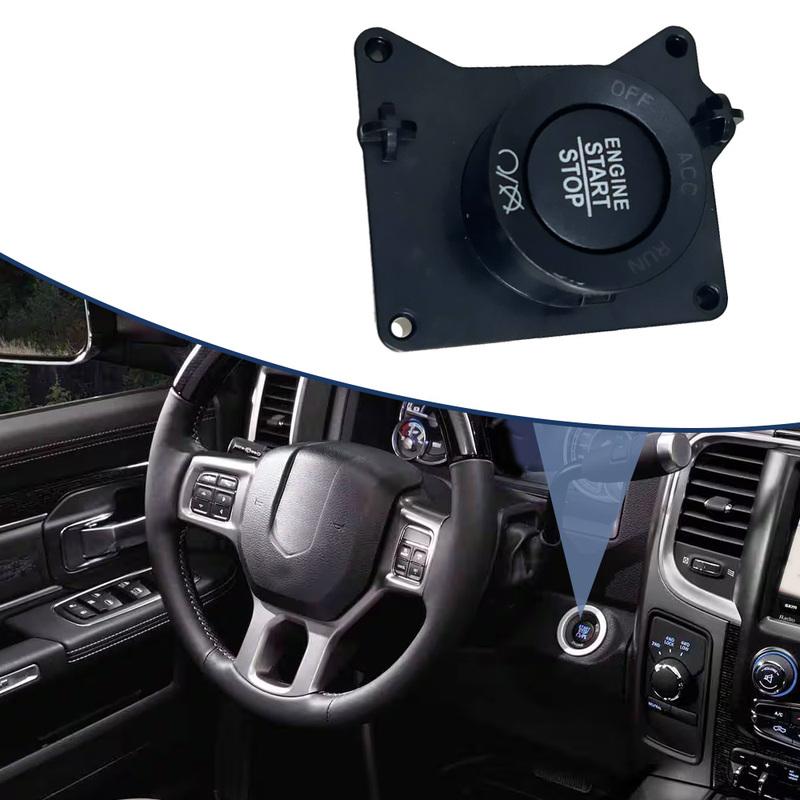 1pc Engine Switch Ignition Push Button 1UW38DX9AB,6CK46DX9AC for RAM 1500 2500 3500 4500 5500 2013 2014 2015 2016 2017 2018