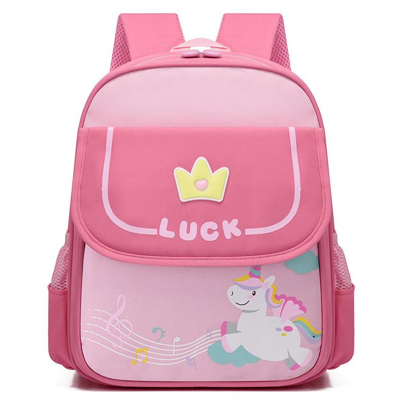 Adorable Cartoon Backpack For Kids Gender Neutral Spacious Design Ideal For School Use