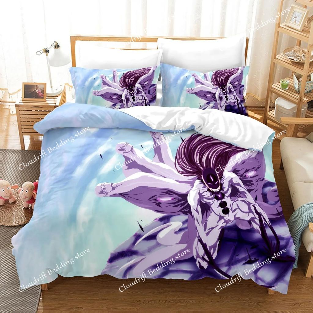 Japanese Anime Shinigami Bedding Set This war Print Duvet Cover Pillowcase Teenagers and children quilt cover Various siz