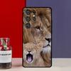 Lion Alpha Male Cub Case For Samsung Galaxy S22 S23 S21 Ultra S20 FE Note 20 Ultra S8 S9 S10 Note 10 Plus Cover