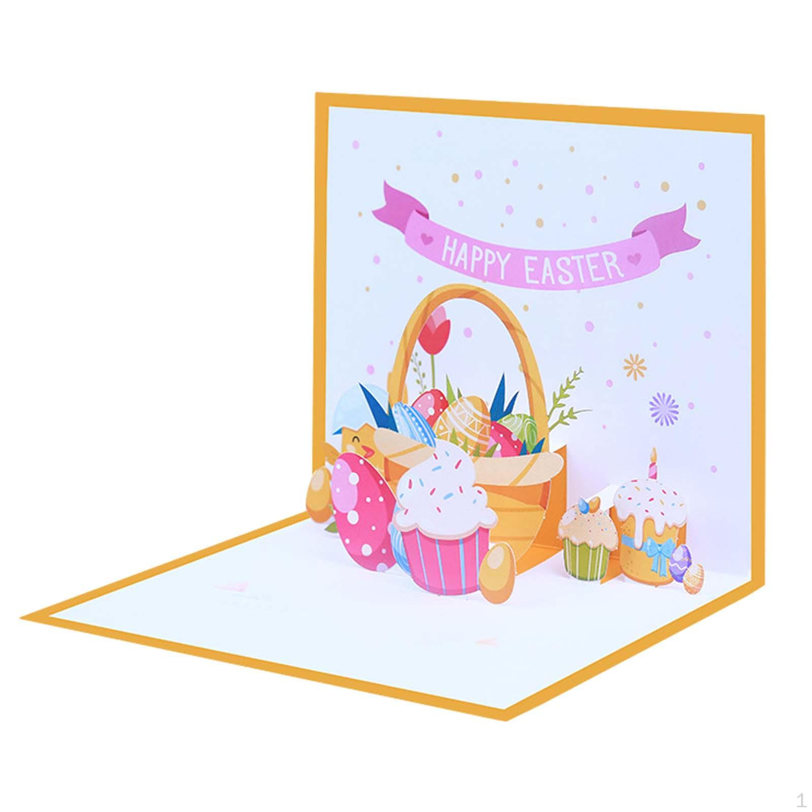 

Ассортимент пасхальных поздравительных открыток для любимых золотой