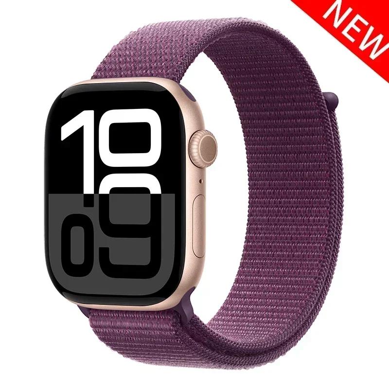 

веб-сайт Ремешки для Apple Watch Band 46 мм 45 мм 44 мм 40 41 42 мм 49 мм Браслет Correa iwatch series 10 8 9 7 6 5 SE Ultra 42 44 45 49 S10-46MM