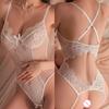 Sexual Women's Bodysuit Exotic Corset Costumes Crotchless Transparent Erotic Lingerie Porn Open Bra Teddy Babydoll Underwear
