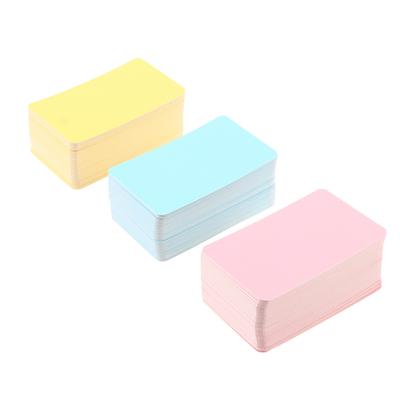 100 ks Prázdné Tvrdé Papírové Kartonové DIY Pohlednice Zpráva